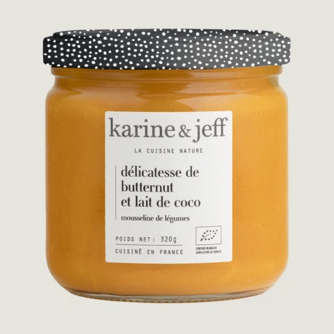 Délicatesse de butternut et lait de coco