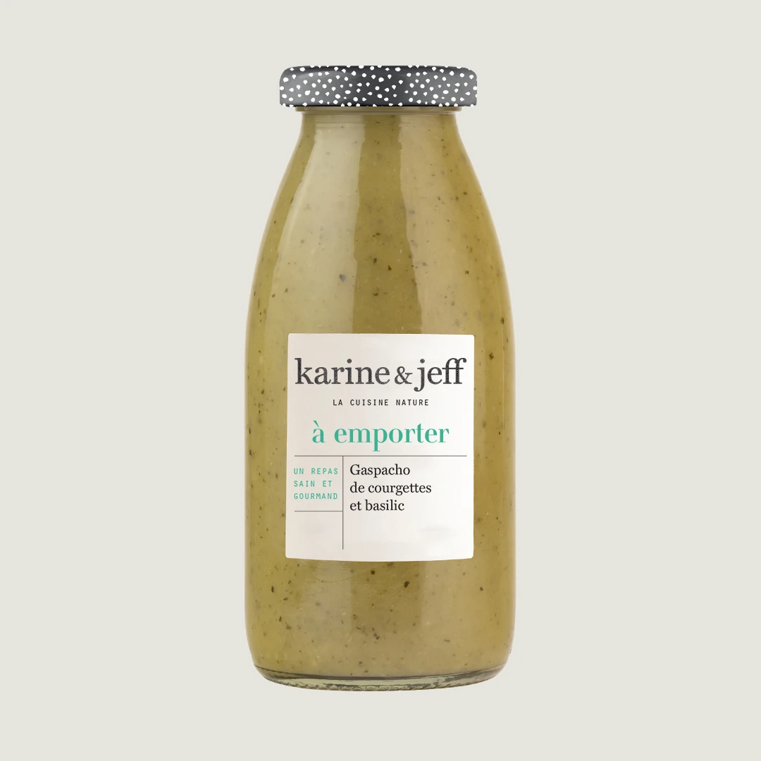 Gaspacho de courgettes et basilic (2)