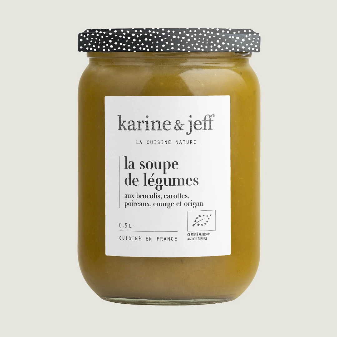 La soupe de légumes - aux brocolis, carottes, poireaux, courge et origan (2)