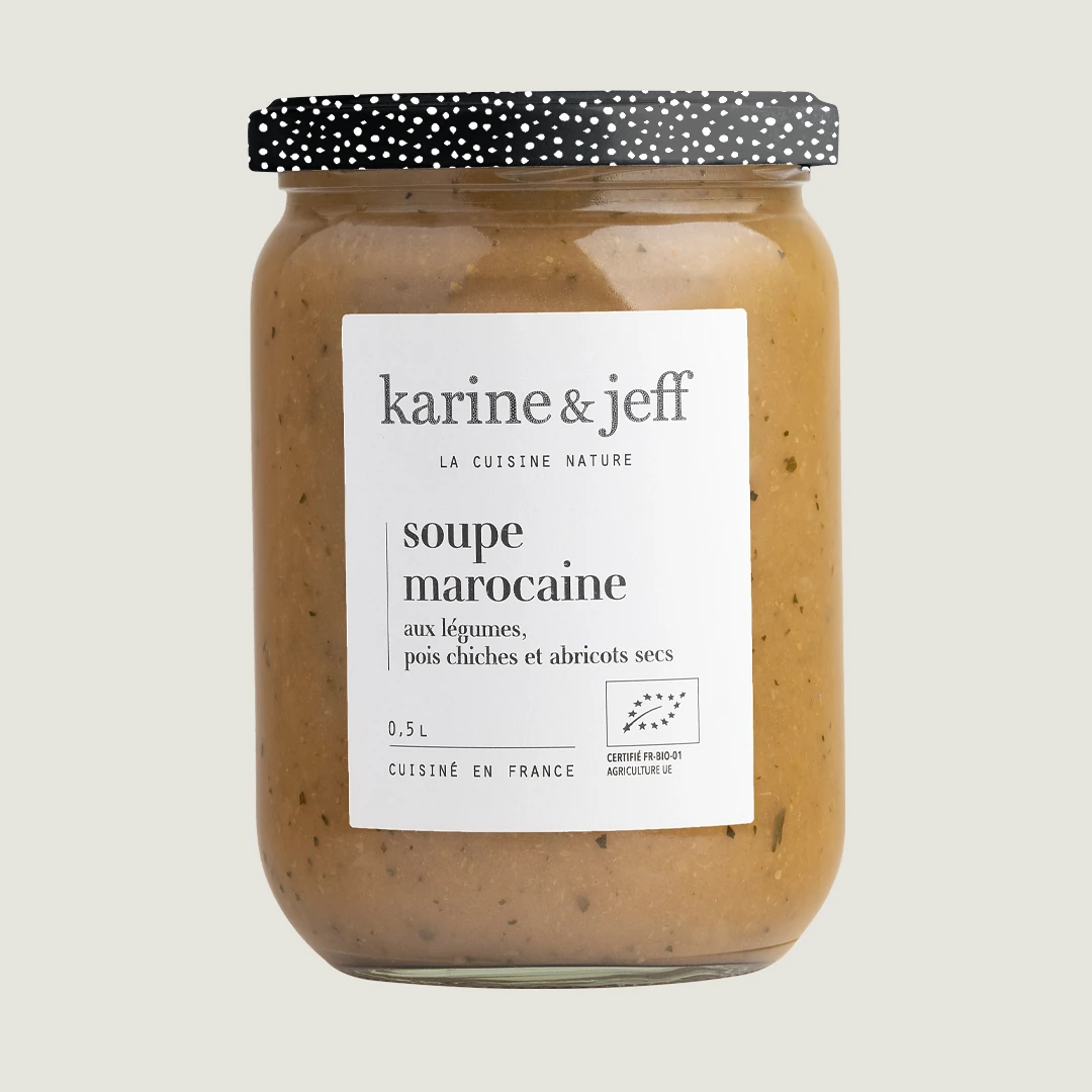 Soupe Marocaine - aux légumes, pois chiches et abricots secs (2)