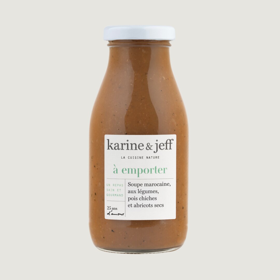 Soupe Marocaine - aux légumes, pois chiches et abricots secs (3)