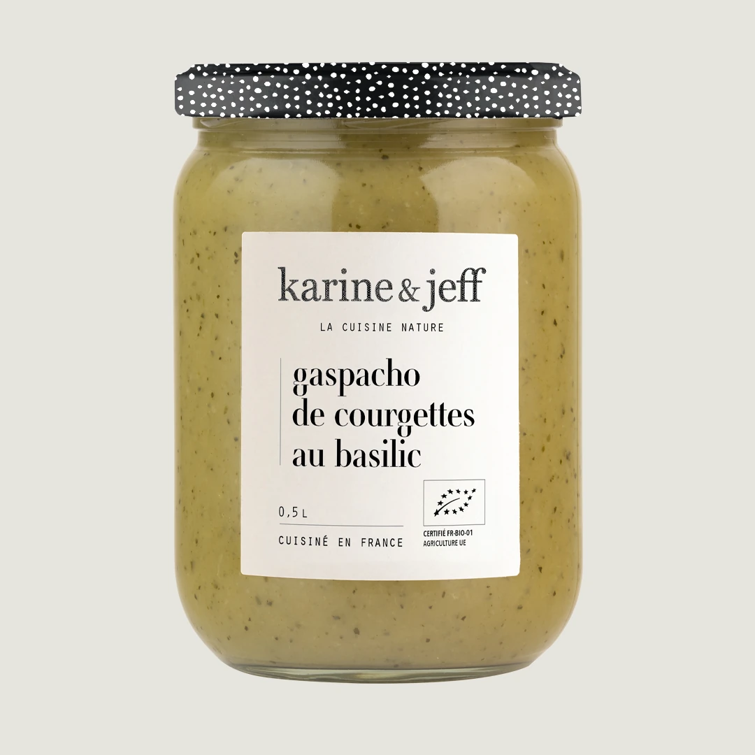 Gazpacho di zucchine e basilico