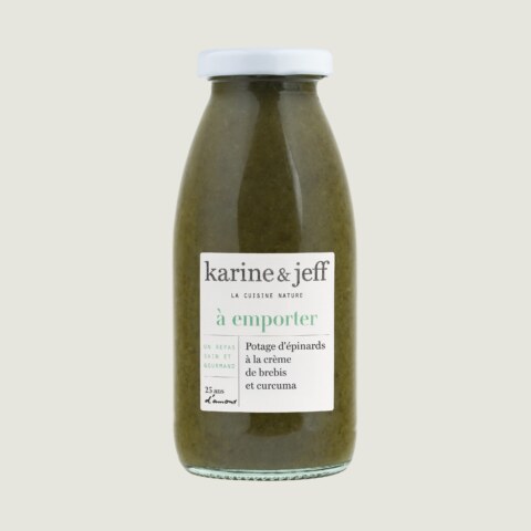 Zuppa di spinaci alla panna di pecora e curcuma 0,25 L