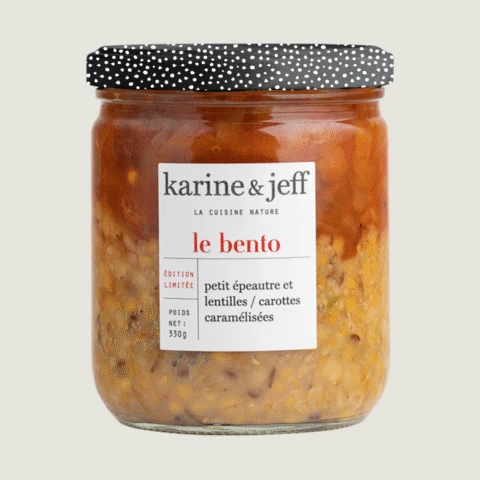 Piccolo farro e lenticchie / carote caramellate