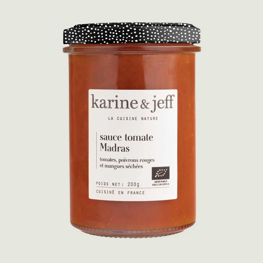 Salsa di pomodoro Madras - pomodori, peperoni rossi e mango essiccato
