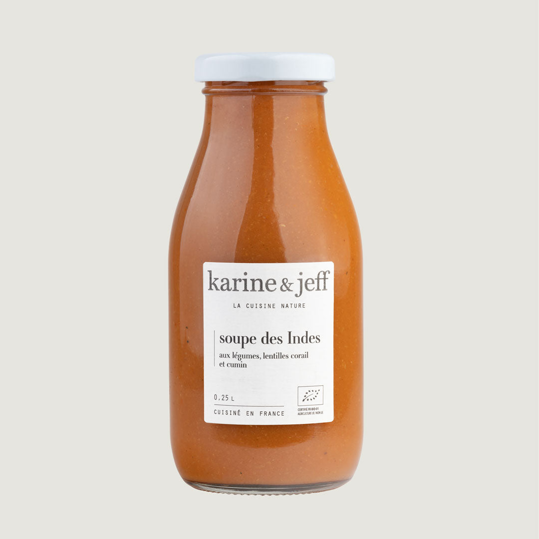 Zuppa Indiana - verdure, lenticchie rosse e cumino 0,25 L